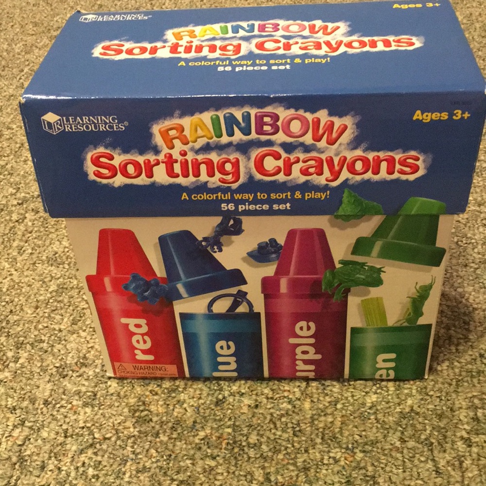 Learning resources sorting crayons